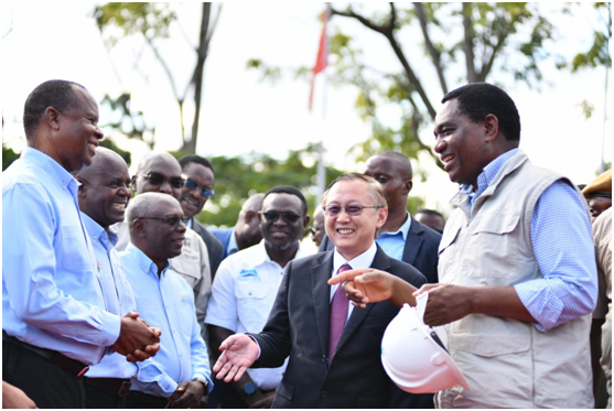 Zambian President Hakainde Hichilema inspects new mine project of CNMC's subsidiary in Zambia
